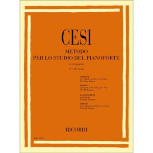 Metodo Per Lo Studio Del Pianoforte - Fasc. III  - Beniamino Cesi Ed. Ricordi