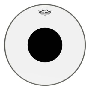 REMO 16" CONTROLLED SOUND Clear Black Dot CS-0316-10