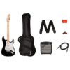 FENDER Squier Sonic Stratocaster Pack MN Black