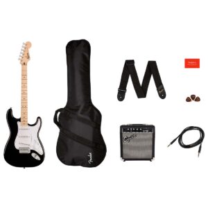 FENDER Squier Sonic Stratocaster Pack MN Black