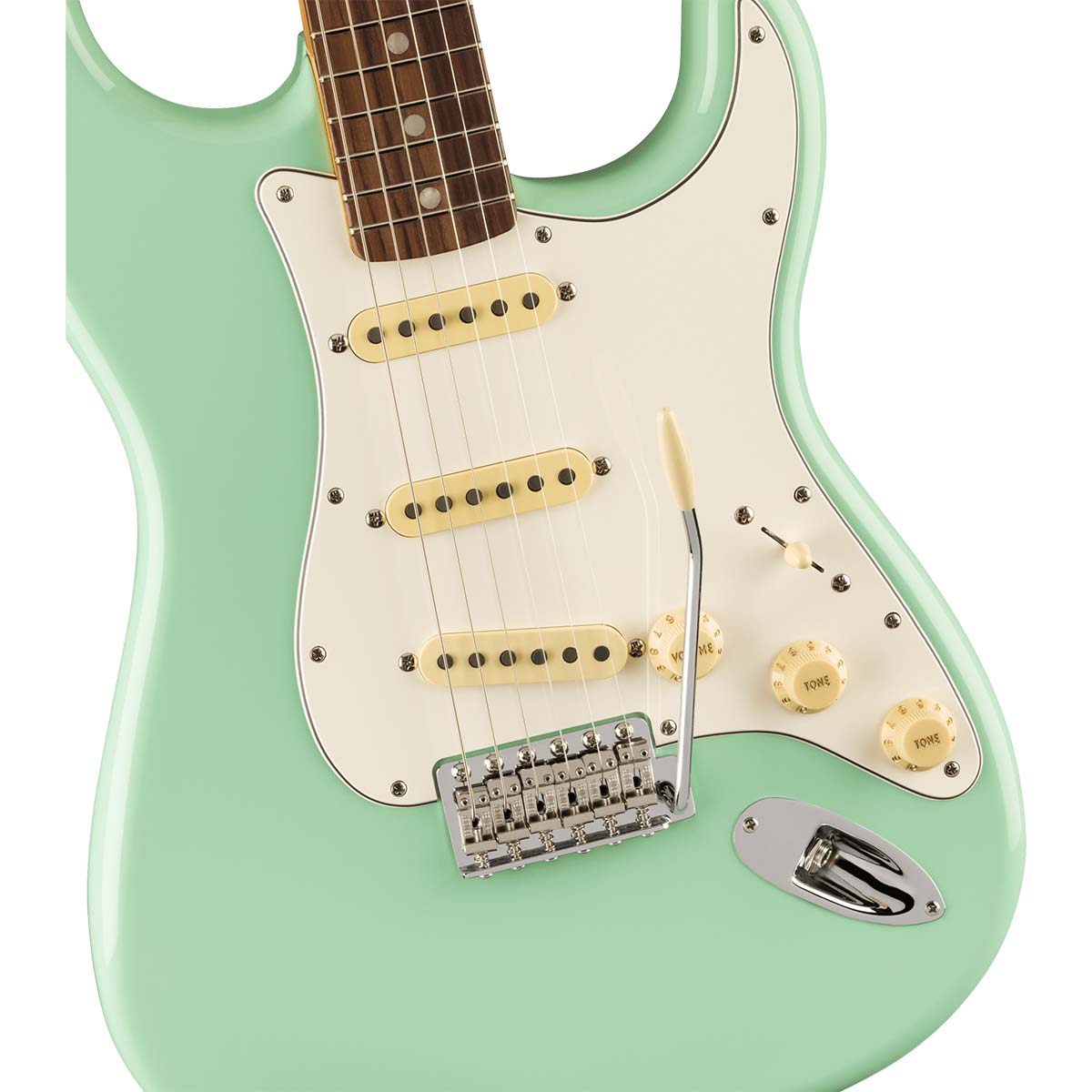 FENDER-Vintera-II-'70s-Stratocaster-RW-Surf-Green-front1