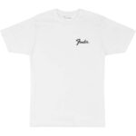 T-shirt FENDER Spaghetti Logo Transition White M