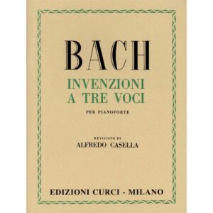Invenzioni A 3 Voci (Casella)  - Johann Sebastian Bach Ed. Edizioni Curci
