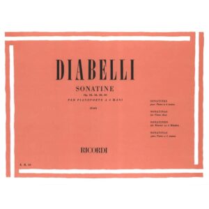 5 Sonatine Op.24, 54, 58, 60  - Anton Diabelli Ed. Ricordi