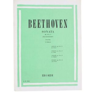 32 Sonate: N. 6 In Fa Op. 10 N. 2 Per Pianoforte - Ludwig van Beethoven Ed. Ricordi