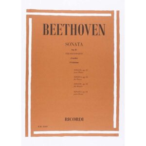 32 Sonate: N. 26 In Mib Op. 81 'Gli Addii' Per Pianoforte - Ludwig van Beethoven Ed. Ricordi