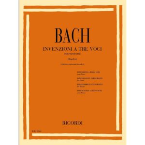Invenzioni A 3 Voci Edizione Senza Note In Calce - Per Pianoforte - Johann Sebastian Bach Ed. Ricordi