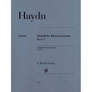 Complete Piano Sonatas, Volume I - Franz Joseph Haydn Ed. G. Henle Verlag