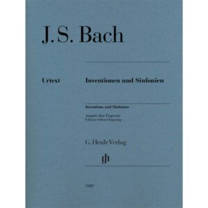 Inventions And Sinfonias - Johann Sebastian Bach Ed. G. Henle Verlag