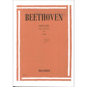 Sonate vol. 1 per pianoforte - Ludwig van Beethoven Ed. Ricordi