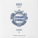 Corda JARGAR 2 Re Blue Medium Per Contrabbasso