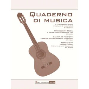 Quaderno con Tablatura