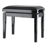 Panca per Pianofporte QN-202 Nero Lucido