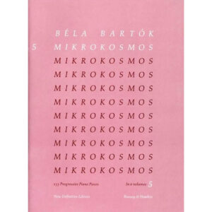 Mikrokosmos 5 - Béla Bartók Ed. Boosey and Hawkes