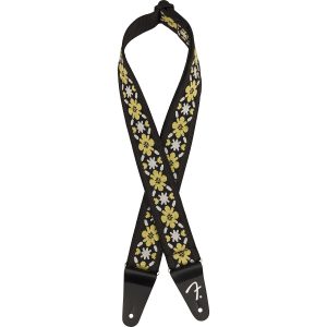 Tracolla FENDER Pasadena Woven Straps Yellow Clover