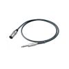 PROEL BULK220LU1 Cavo Jack mono 6.3mm - XLR maschio 1 mt.