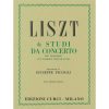 Studi (6) Da Concerto (Piccioli)  - Franz Liszt Ed. Edizioni Curci