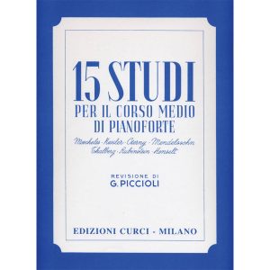Studi (15) Per Il Corso Medio (Piccioli)  -  Ed. Edizioni Curci