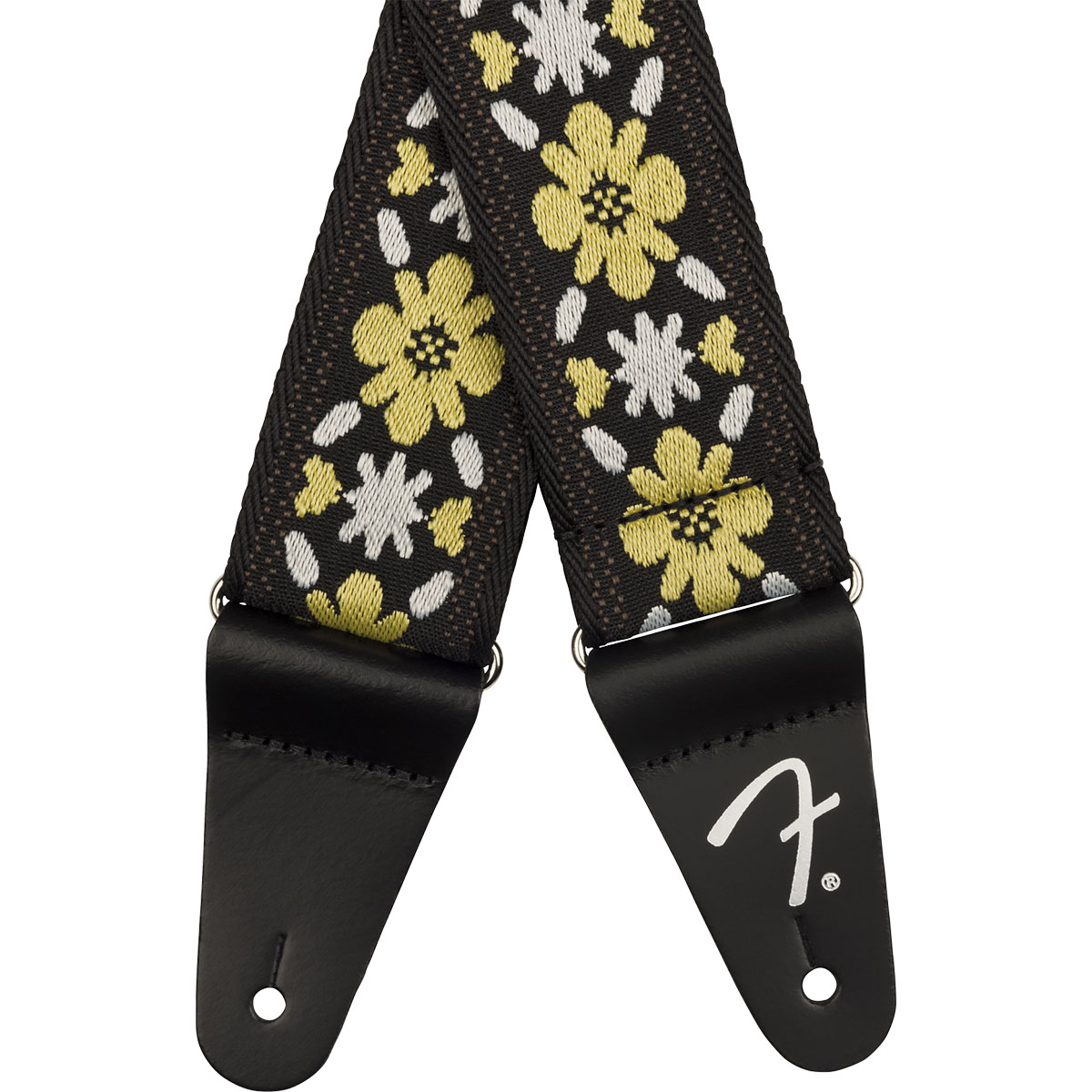 FENDER-Pasadena-Woven-Straps-Yellow-Clover-1
