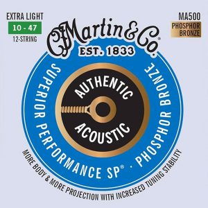 MARTIN MA500 Authentic SP Phosphor Bronze 12-Strings Extra Light