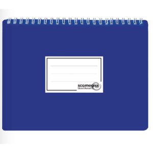 Contenitori Banda Copertina Cartoncino Blu 10 Buste Apertura Superiore