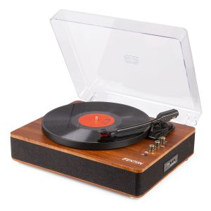 Giradischi FENTON Rp162d Record Player Bt Darkwood
