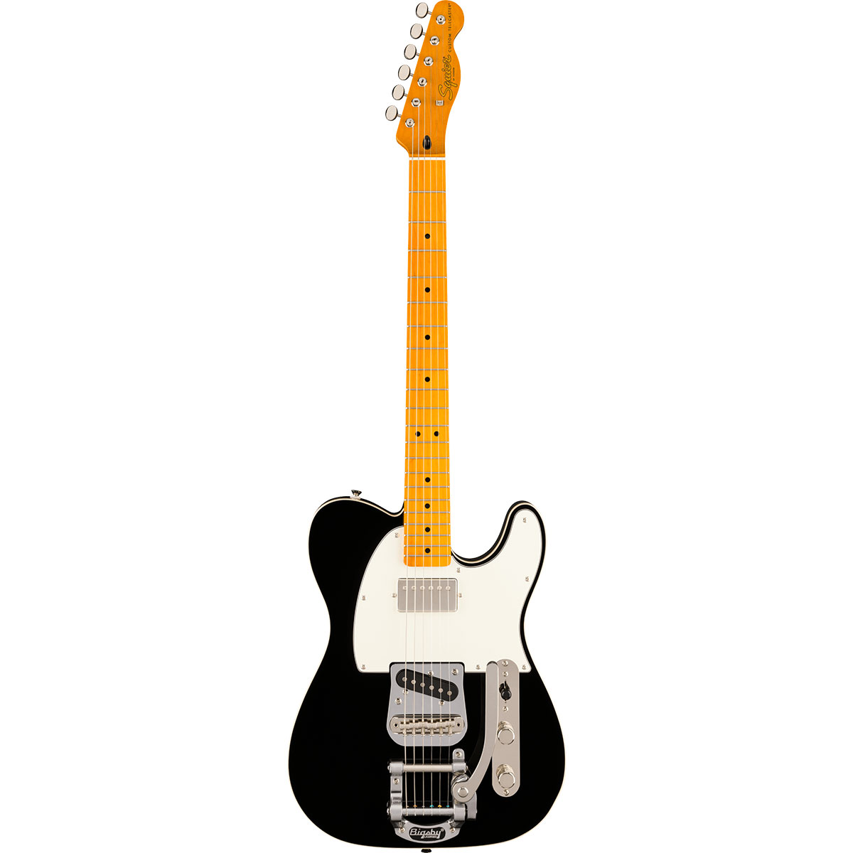 FENDER Classic VIbe Custom Telecaster Sh With Bigsby Parchment Pickguard Black LIMITED EDITION