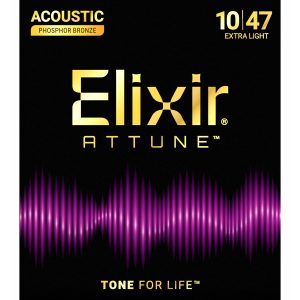 ELIXIR 21002 Acoustic Phosphor Bronze Attune 10-47