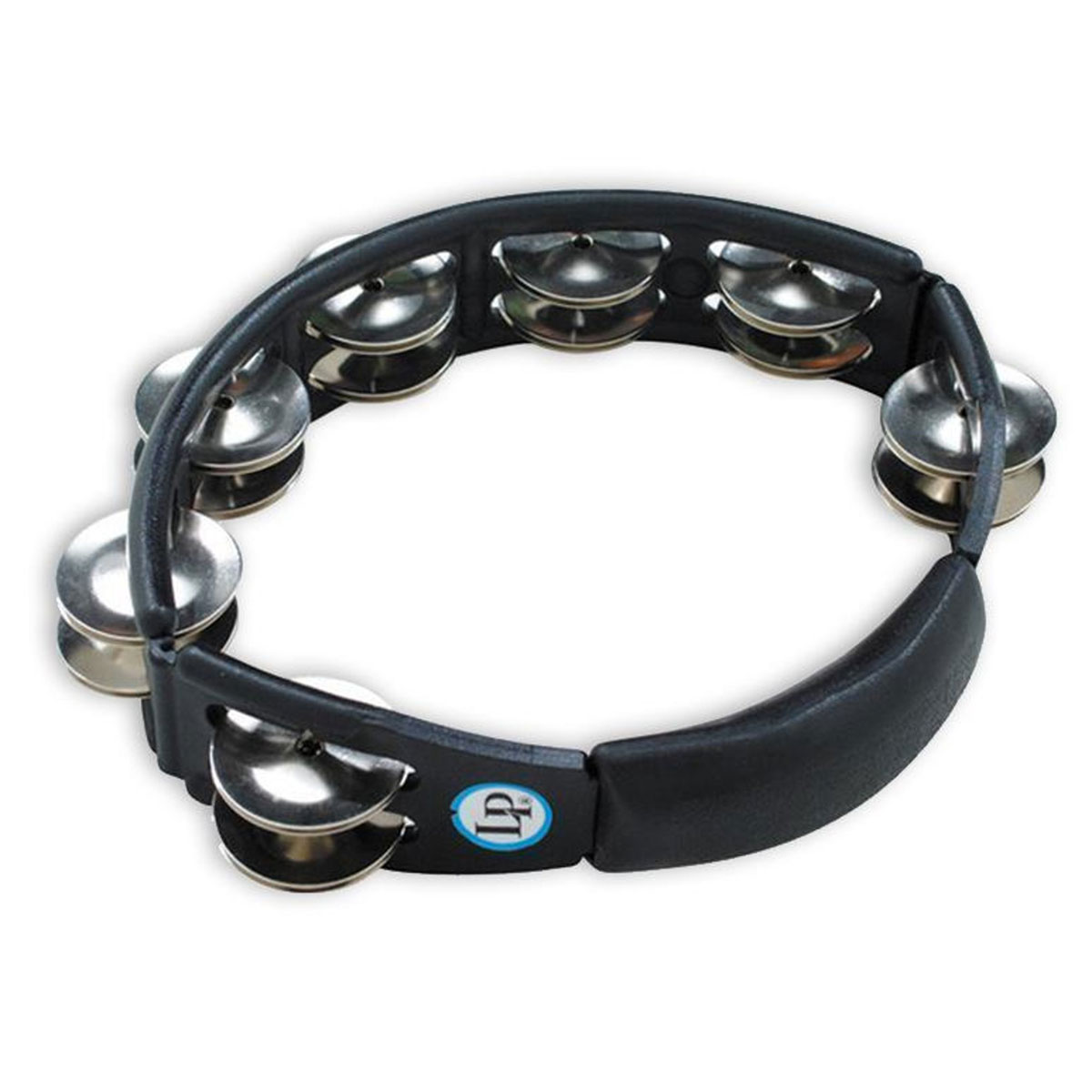 LATIN PERCUSSION Tamburelli Cyclops Handmodell Sonagli In Acero, Nero LP150